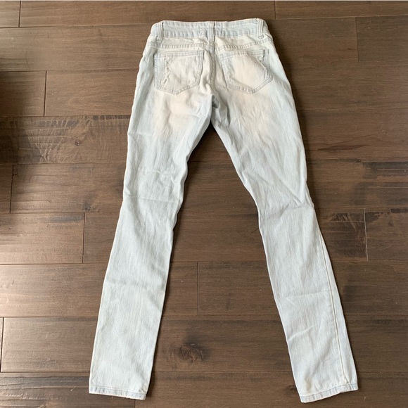 Low rise Ripped skinny jeans light wash - Picture 3 of 4